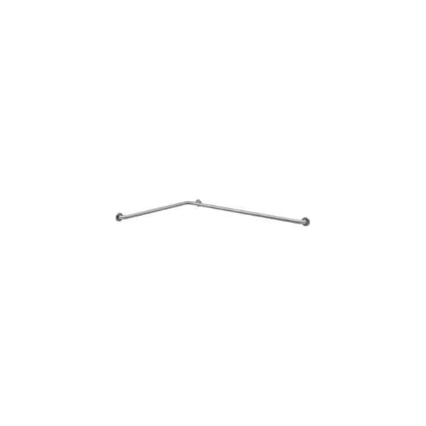 Bobrick 1-1/2in Dia. Two-Wall Tub/Shower/Toilet Compart. Grab Bar - 36inW P -